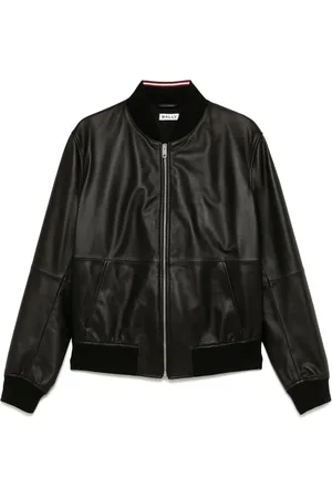 Bally Leather bomber jacket