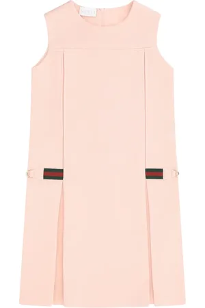Gucci Web-detail cotton dress