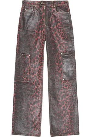 Ganni Leopard-print jeans