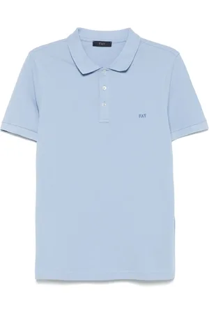 FAY Piqué-weave polo shirt
