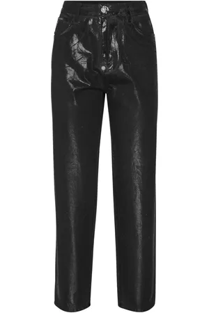 Philipp Plein Coated-finish trousers