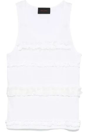 Simone Rocha Ruffle frill tank top