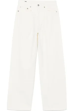 R13 Damon pleated straight-leg jeans