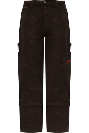 OFF-WHITE Logo-embroidered cargo pants