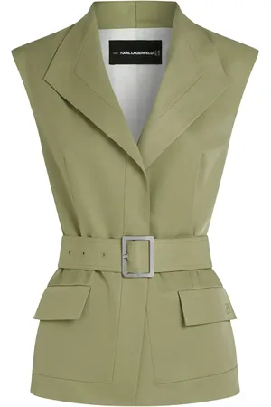 Karl Lagerfeld Belted waistcoat