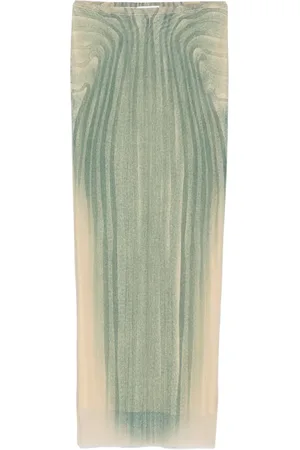 Jean Paul Gaultier Spiral maxi skirt