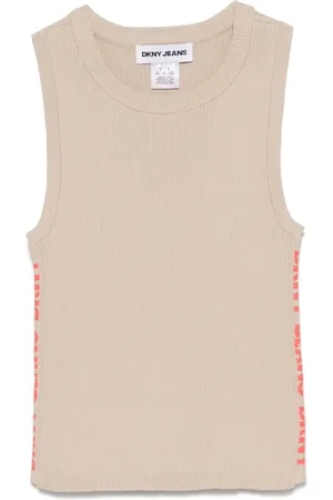 DKNY Logo-trim vest