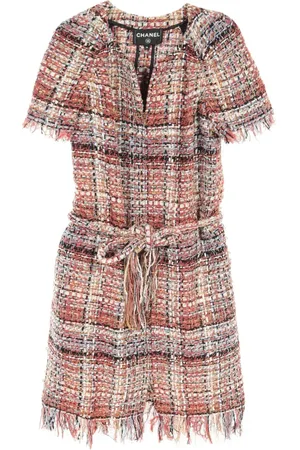 CHANEL 1986-1988 tweed dress