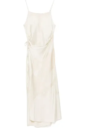 Feng Chen Wang Satin-finish mid dress