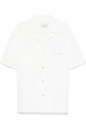 Feng Chen Wang Logo-embroidered shirt