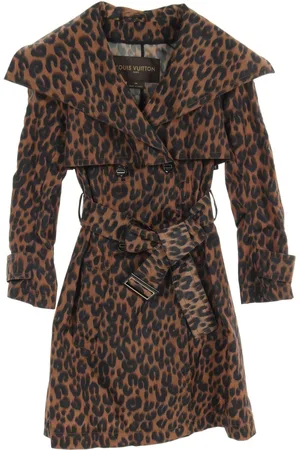 LOUIS VUITTON 2000s leopard-print coat