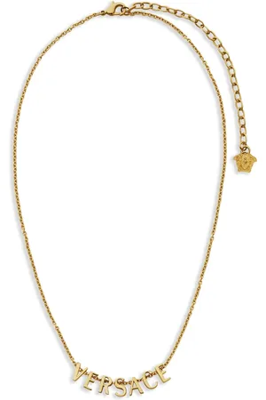 VERSACE Logo-lettering necklace