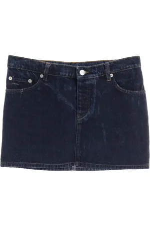 Prada 2010s mini denim skirt