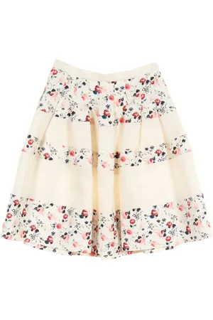 Dior 2010s floral-print skirt