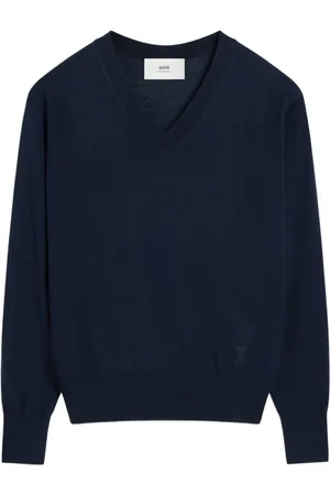 Ami Ami de Coeur-embroidered sweater