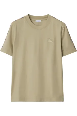 Burberry Logo-embroidered T-shirt