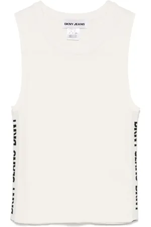 DKNY Logo-trim vest