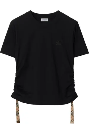 Burberry Ruched cotton t-shirt