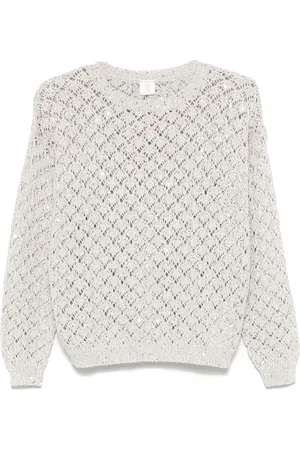 ELEVENTY Sequin-detailed sweater