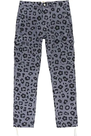 Purple Brand Leopard-print "Black" cargo trousers