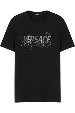 VERSACE Fading crystal-embellished T-Shirt