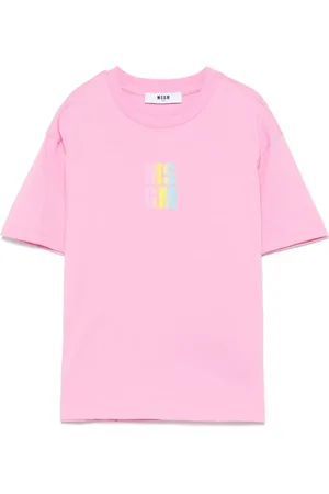 Msgm Logo-embossed T-shirt
