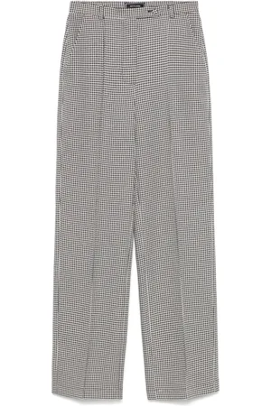 Styland Houndstooth-pattern trousers