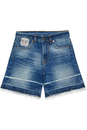 Nº21 Logo-patch shorts