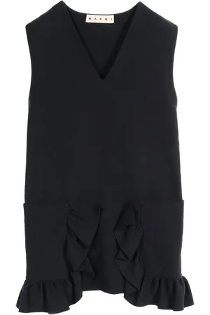 Marni 2010s V-neck cotton dress