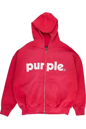 Purple Brand HWT fleece " " hoodie