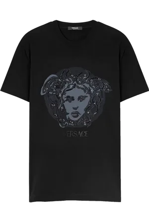 VERSACE Medusa embroidered T-shirt
