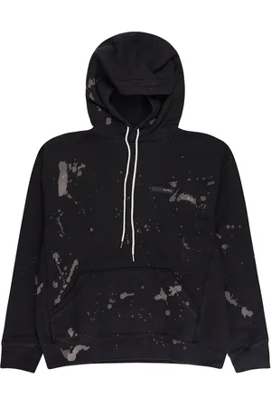 Purple Brand Splatter-print fleece " " hoodie