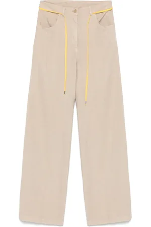 Aspesi Striped wide-leg trousers
