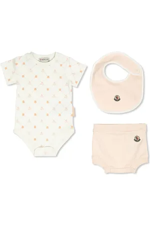 Moncler Monogram logo babygrow set