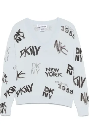 DKNY Logo-print top