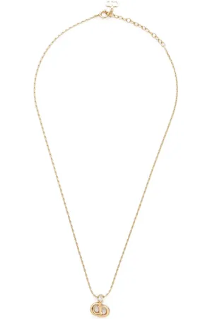 Dior 2000s CD-pendant necklace