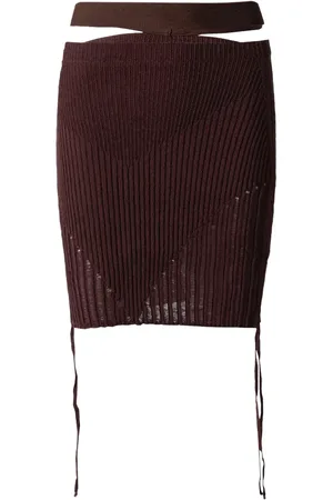 ANDREADAMO Cut-out skirt