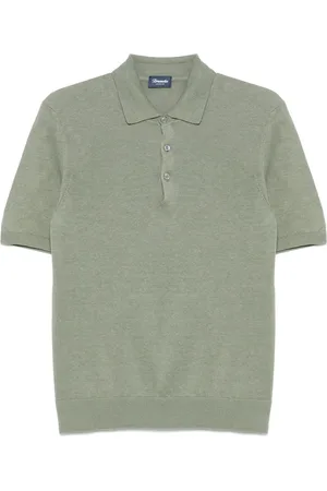 DRUMOHR Fine-knit polo shirt
