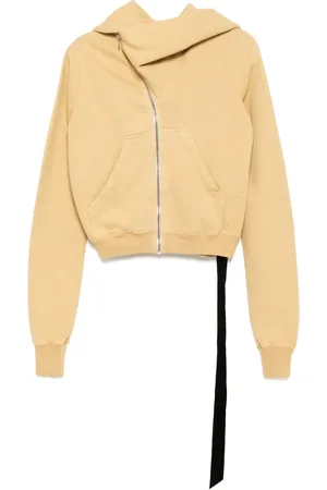 Rick Owens Asymmetric zip-up hoodie