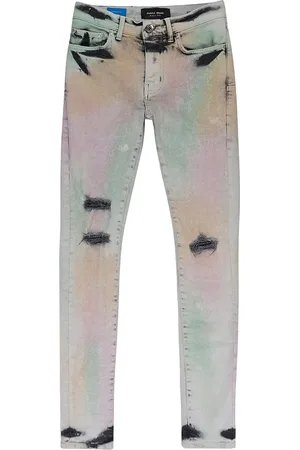 Purple Brand P001 Muted "Acid Camo" straight jeans