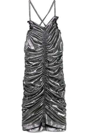 MONNALISA Lamé-effect dress