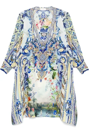Camilla Cuff-detail mini dress