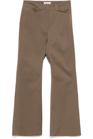 Low Classic Pin tuck bootcut pants