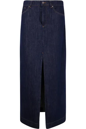 7 for all Mankind Denim maxi skirt