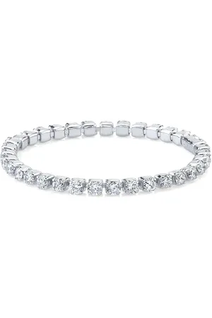 Shay 18K white gold single thread diamonds ring
