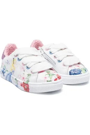 MONNALISA X Disney Alice-print sneakers