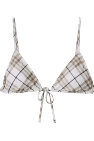 Burberry Checkered bikini top