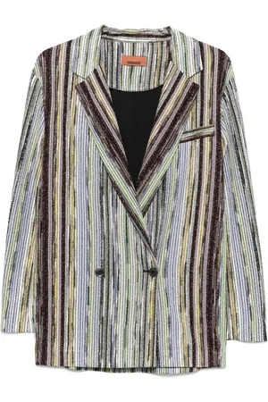 Missoni Striped lamé blazer