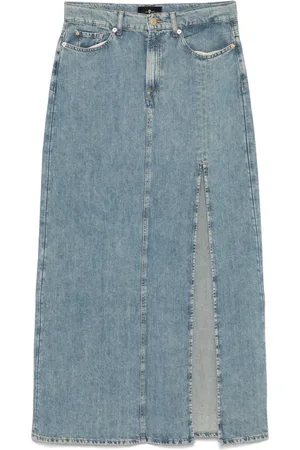 7 for all Mankind Maxi denim skirt