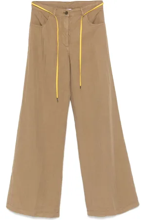 Aspesi Striped wide-leg trousers